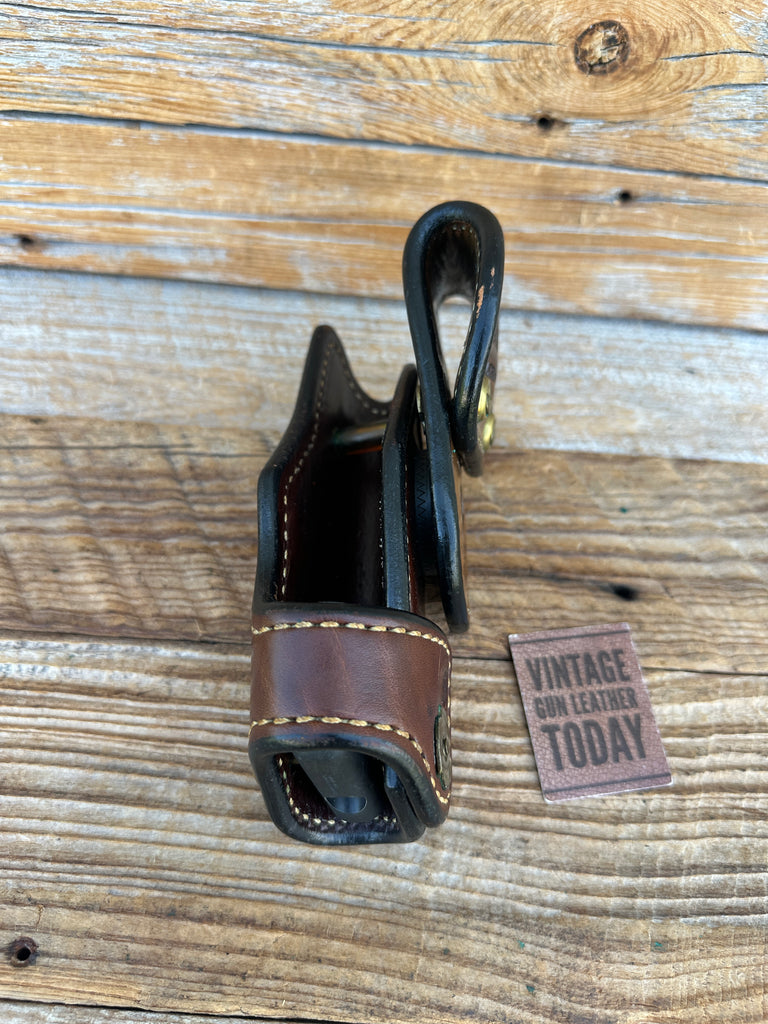 Ernie Hill Speed Brown Leather Competition Holster for Colt 45 191 5" Government