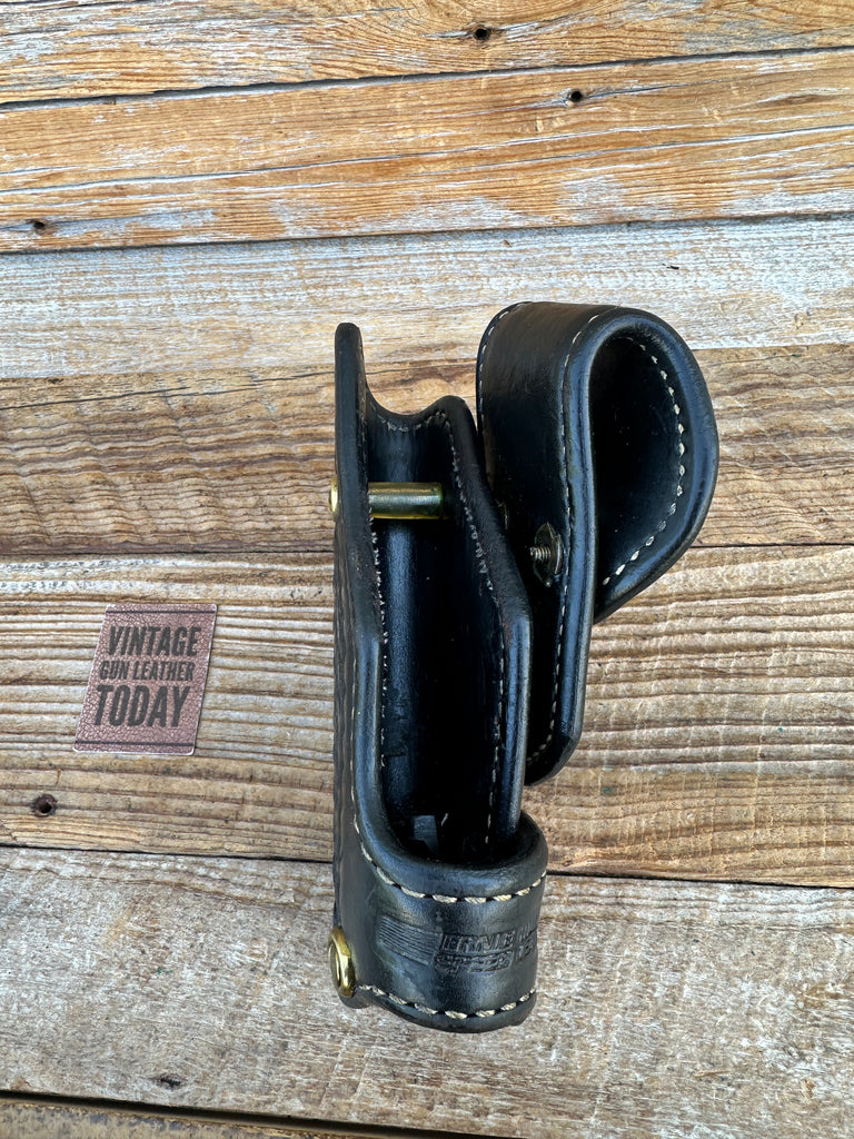 Ernie Hill Speed Black Basket Leather Competition Holster for Colt 45 191 5" Gov