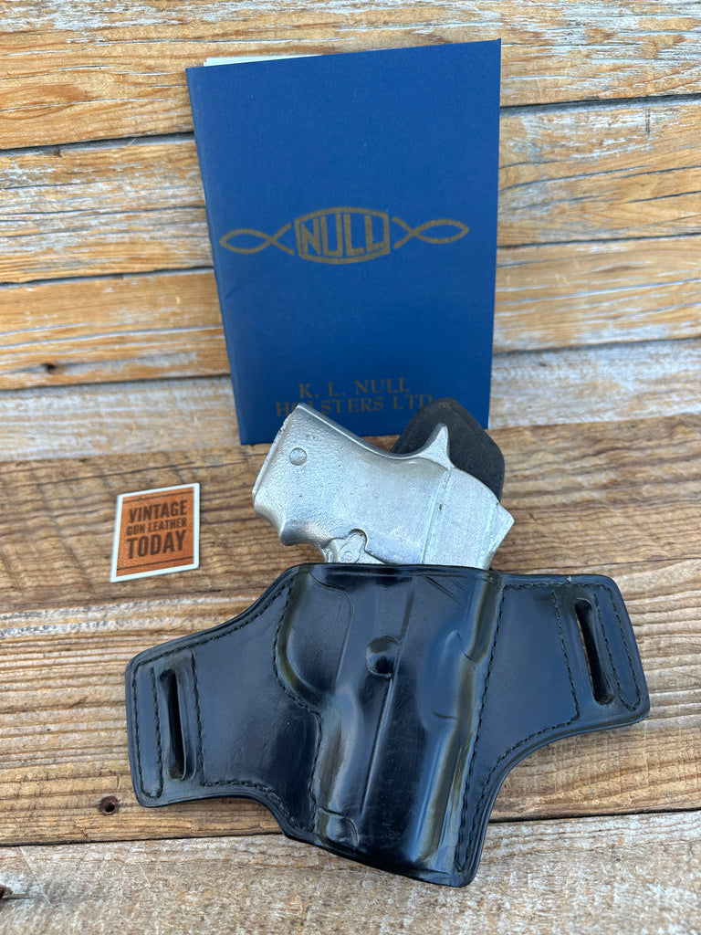 Vintage KL Null Horsehide Leather GSS OWB Holster For Detonics Pocket 9 Right