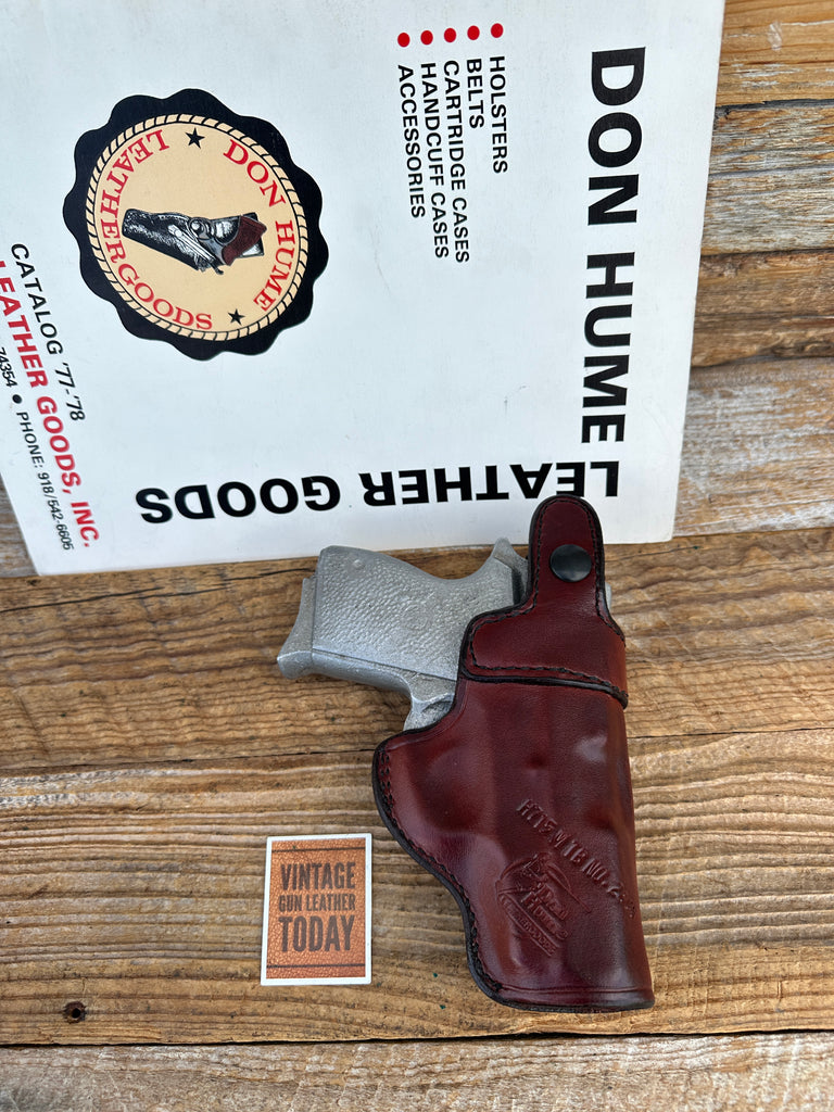 Vintage Don Hume H715 TB IWB Holster For Smith Wesson S&W Chiefs Special 9mm