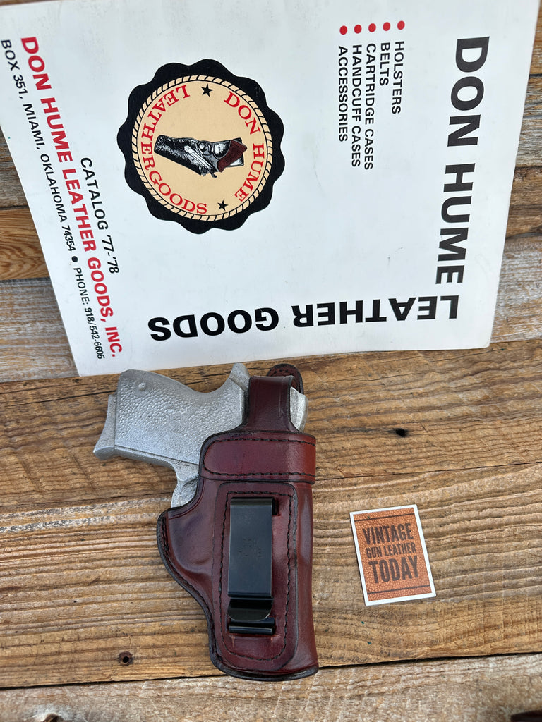 Vintage Don Hume H715 TB IWB Holster For Smith Wesson S&W Chiefs Special 9mm