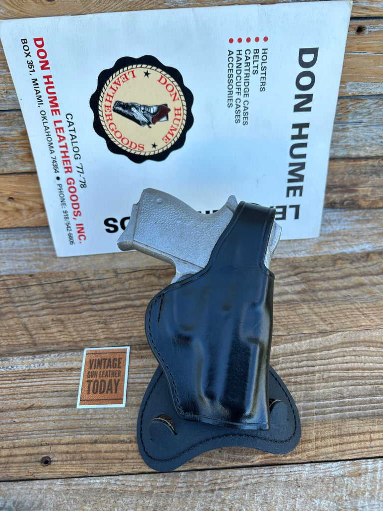 Vintage Don Hume H720 28CS Black Paddle Holster For S&W Chiefs Special CS9