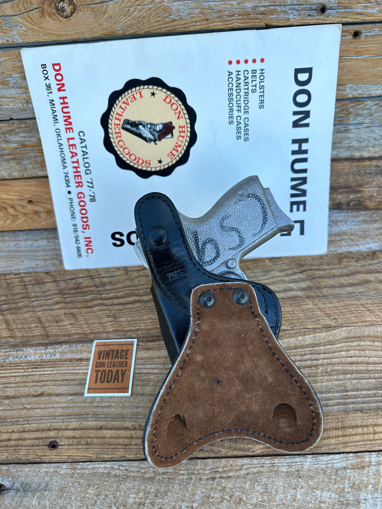 Vintage Don Hume H720 28CS Black Paddle Holster For S&W Chiefs Special CS9