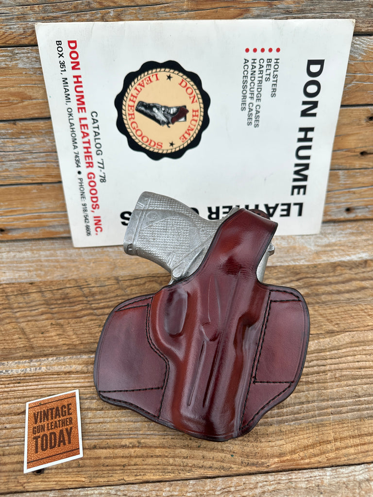 Vintage Don Hume H721 Brown Leather OWB Holster For Beretta 9000s