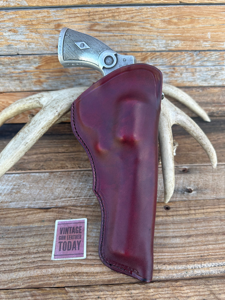 Simply Rugged Cattleman Oxblood Leather Holster For S&W N 5" Revolver Mod 29