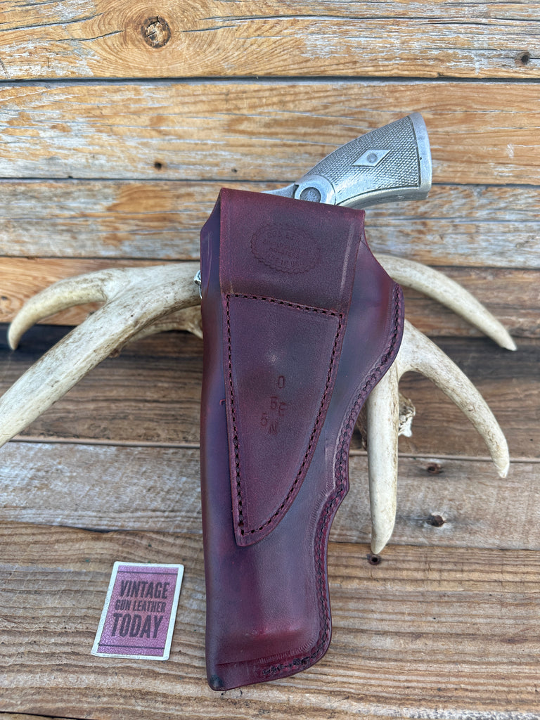 Simply Rugged Cattleman Oxblood Leather Holster For S&W N 5" Revolver Mod 29