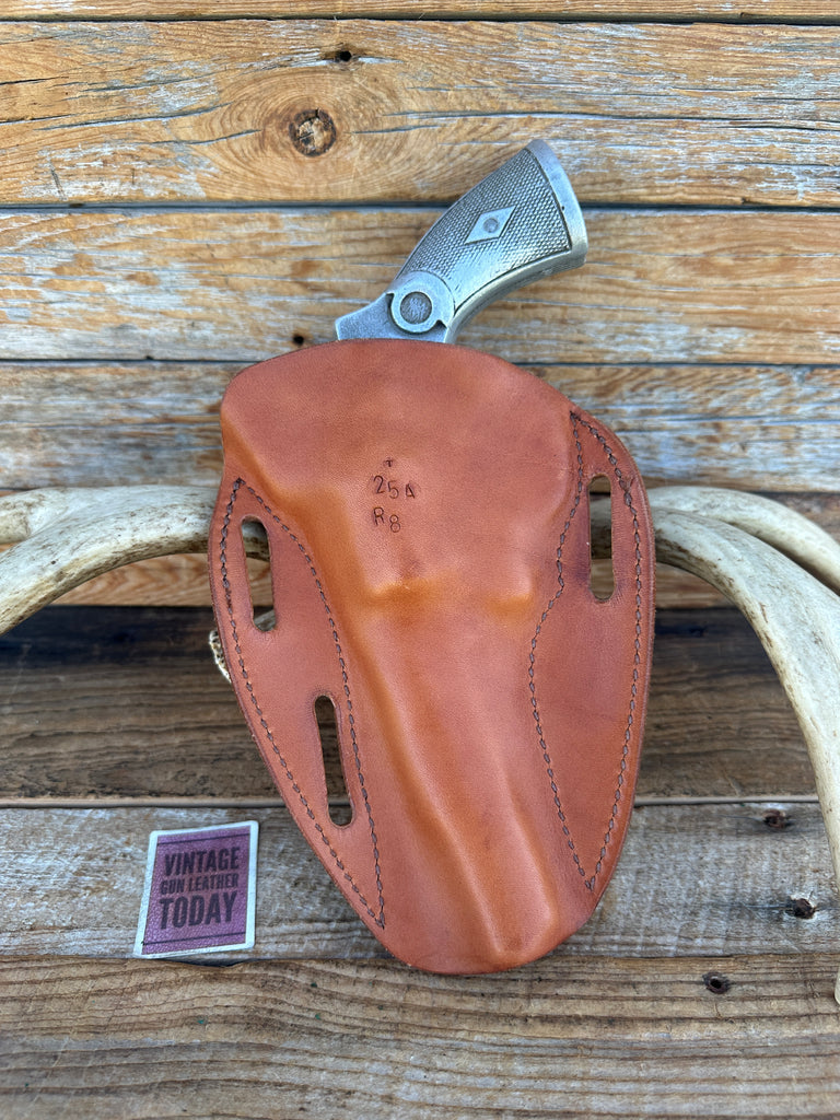 Rob Leahy Simply Rugged Brown Leather Lined OWB Holster For 5" Large S&W 29