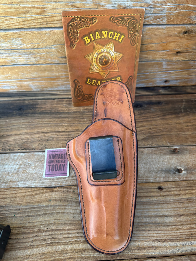 Vintage Bianchi 100 Sz14 Professional IWB Holster For Browning Hi Power USA Made