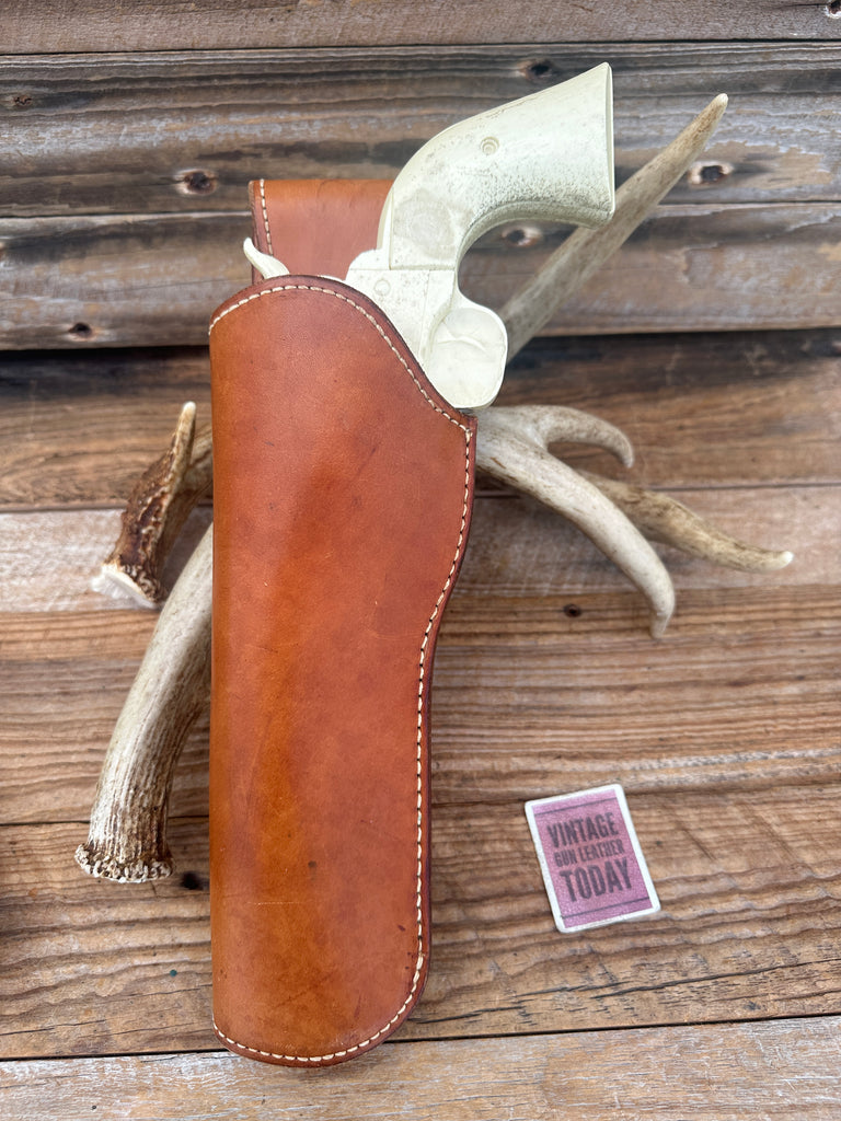 Brown Leather Lined Western SA Revolver Holster For Ruger Blackhawk Vaquero 7.5