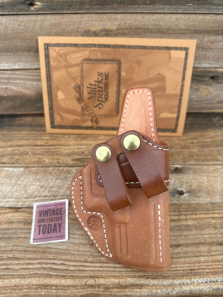 Milt Sparks Brown Leather Summer Special II IWB Holster for GLOCK G19 G23 G32