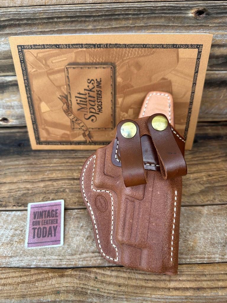 Milt Sparks Brown Leather Summer Special II IWB Holster for Springfield XDM 9mm