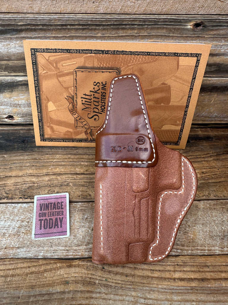 Milt Sparks Brown Leather Summer Special II IWB Holster for Springfield XDM 9mm