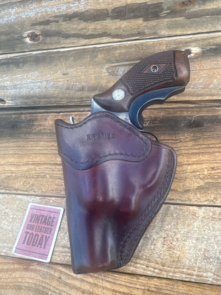 Kramer Brown Horsehide Leather IWB Holster For S&W 2" Model 36 Chief Revolver