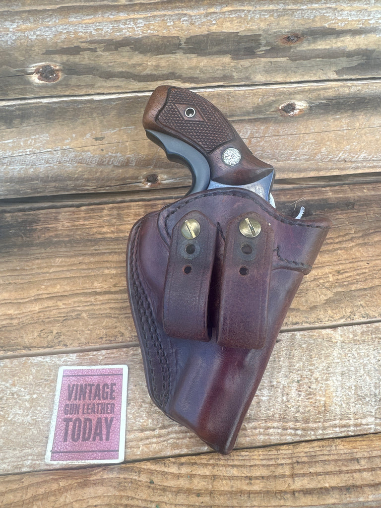 Kramer Brown Horsehide Leather IWB Holster For S&W 2" Model 36 Chief Revolver