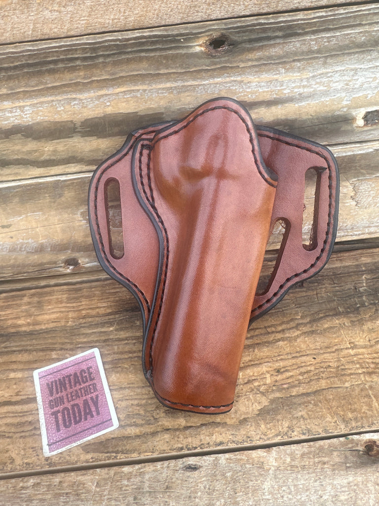 Mernickel Brown Leather Lined Holster For Ruger Single Six Right