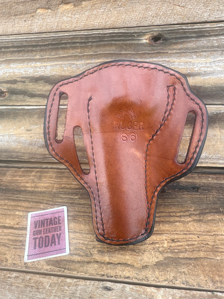 Mernickel Brown Leather Lined Holster For Ruger Single Six Right