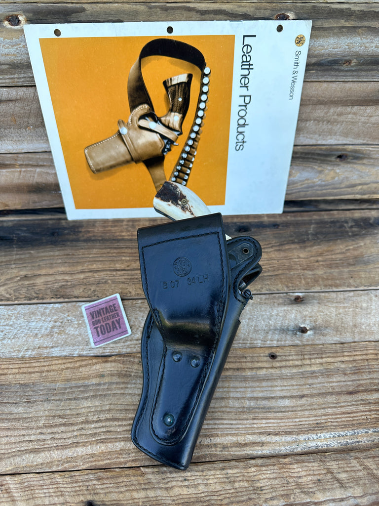 Vintage Smith & Wesson Suede Lined Holster For S&W K 19 12 15 10 4" Revolver