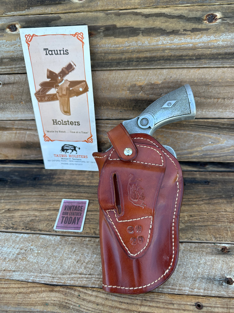 Custom TAURIS Brown Dual Angle OWB Holster For S&W Moel 29 N Frame