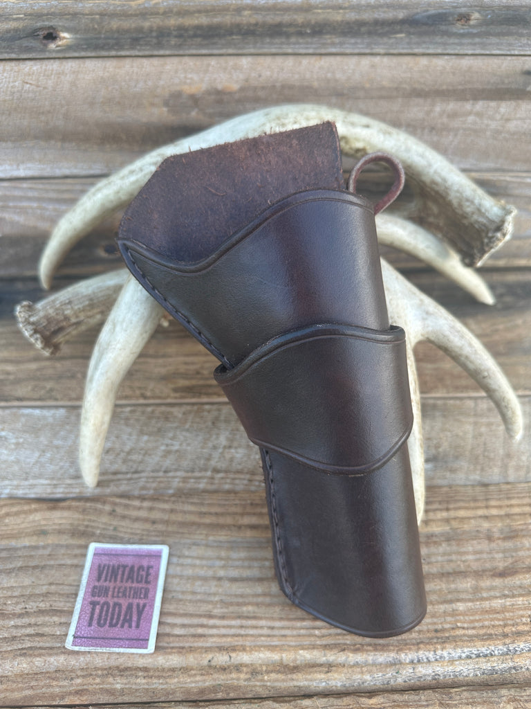 Brown Leather Western SA Holster for Ruger Vaquero 5 1/2" or Similar