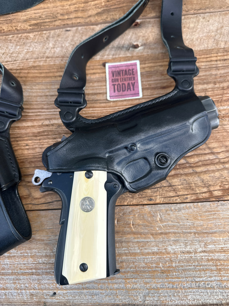 GALCO Miami Classic 212B Black Leather Shoulder Holster for Colt 45 1911