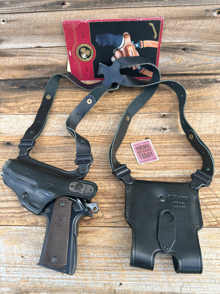 GALCO Miami Classic 212B Black Leather Shoulder Holster for Colt 45 1911