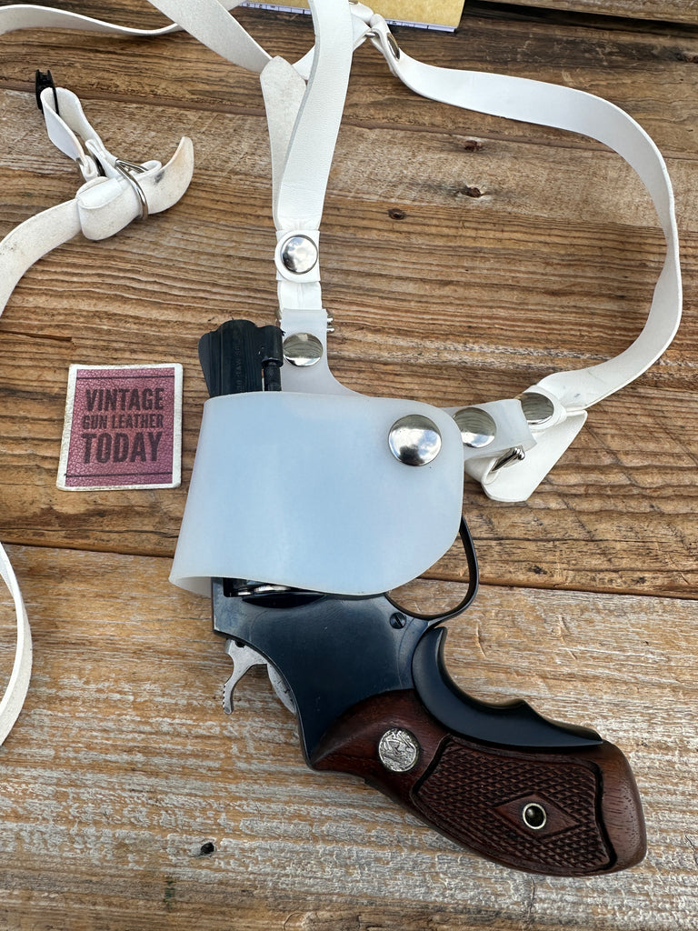 Vintage Null Early SMZ Shoulder Holster For S&W Model 36 J Frame Chief Revolver