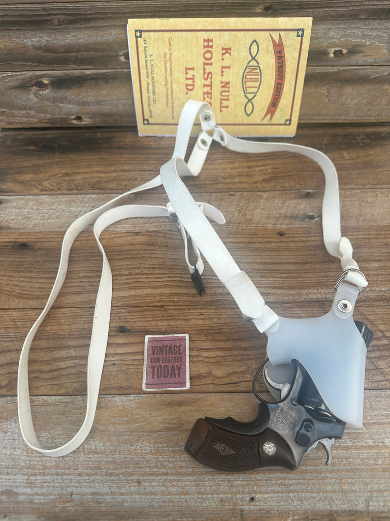Vintage Null Early SMZ Shoulder Holster For S&W Model 36 J Frame Chief Revolver
