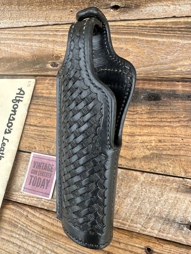 Vintage Alfonsos Black Basket OWB Holster For 5" Colt 45 1911 Threepersons