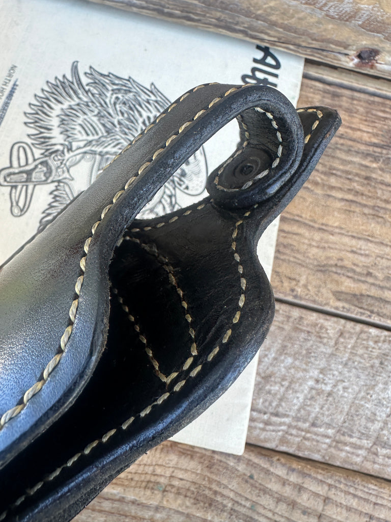 Vintage Alfonsos Black Leather High Ride Holster for  Commander Lined Left