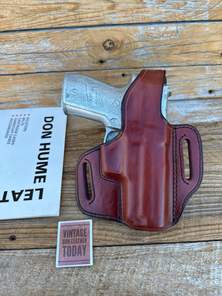 Don Hume H721 30-1R OS Brown Leather OWB Holster For Sig P229 W/ Rail
