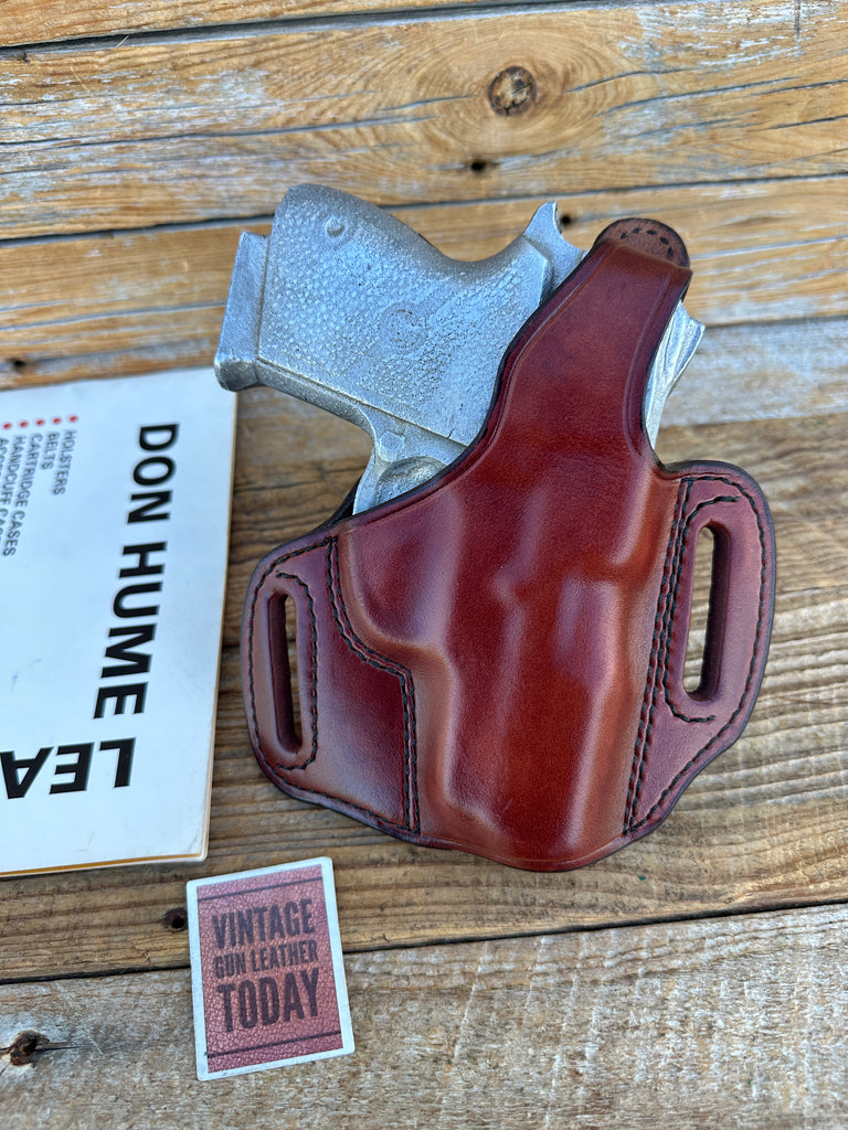 Don Hume H721 28CS 45 OS Brown Leather OWB Holster For S&W CS45 Chiefs Special