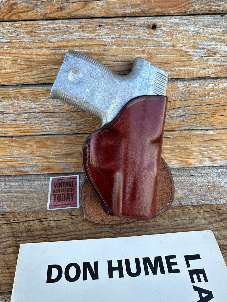 Vintage H720 40FS-1 Don Hume Brown Leather Paddle Holster For S&W SIGMA 9mm