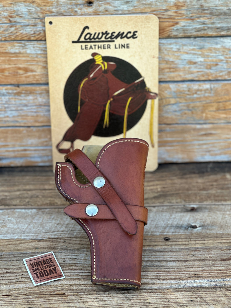Vintage George Lawrence Brown Leather 24SC Holster For S&W 19 66 53 Llama