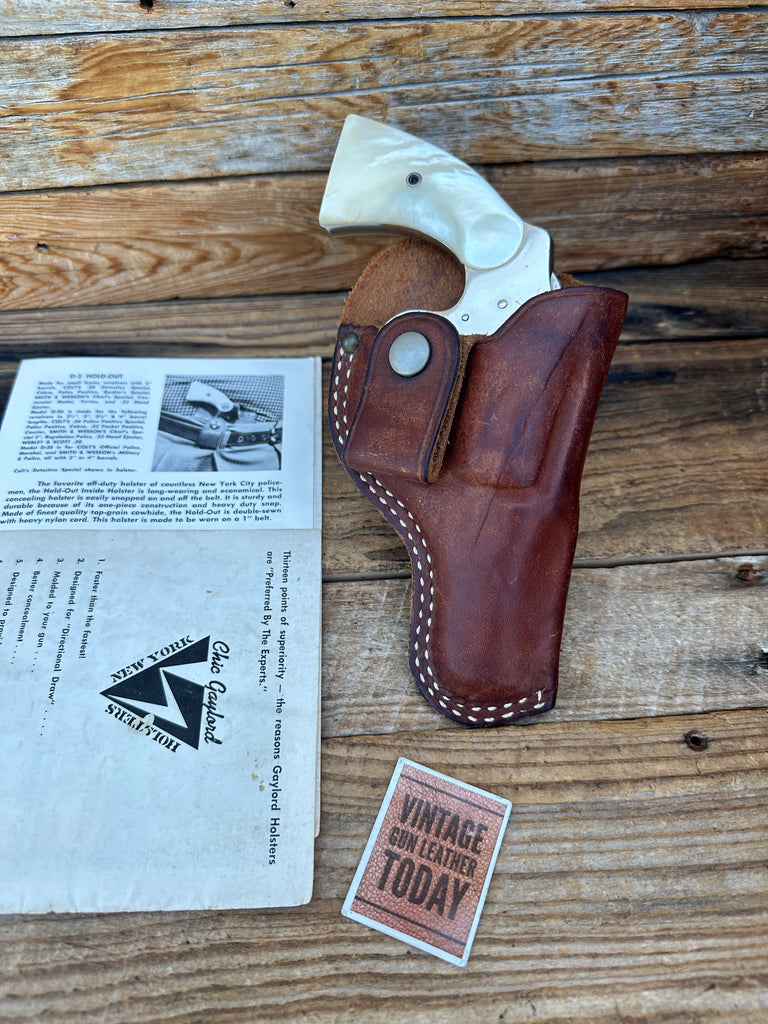Vintage Chic Gaylord D-2 Holdout IWB Holster For Colt Police Positive 2 1/2"
