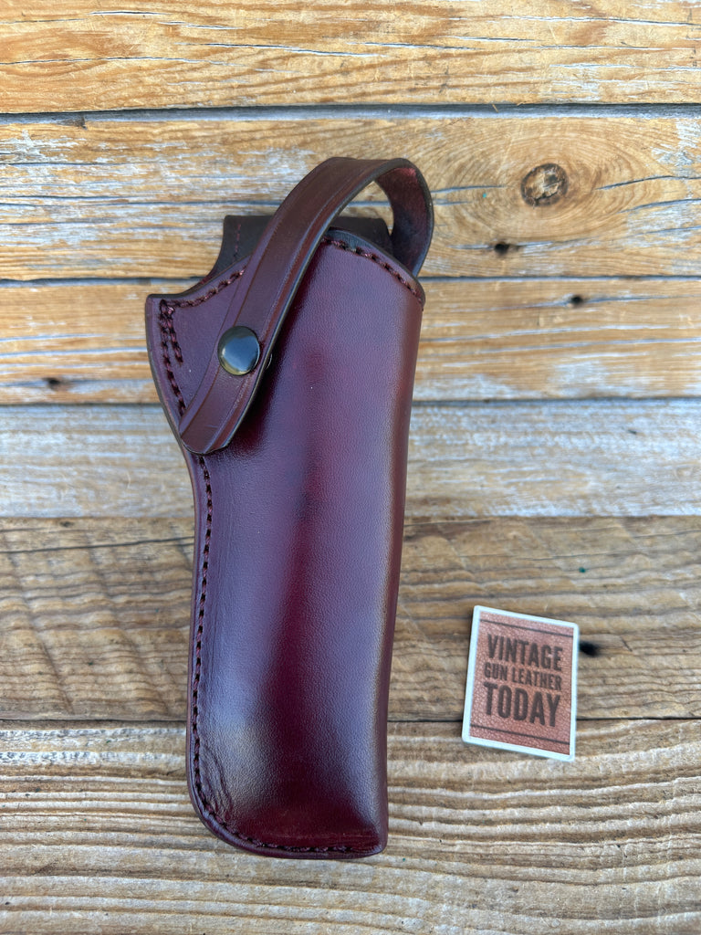 Simply RuggedRob Leahy Brown Leather OWB Holster For Freedom Arms Mod 97 5.5"