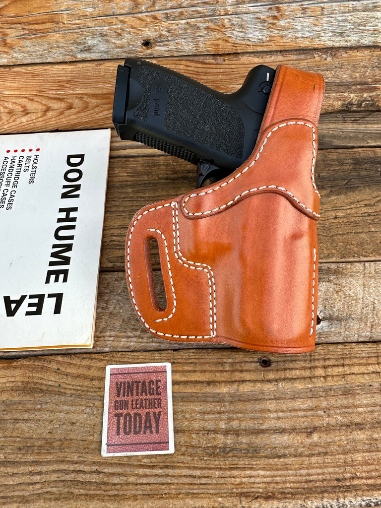 Don Hume H722 Natural Brown Leather OWB Holster For Heckler Koch USP Compact P2K