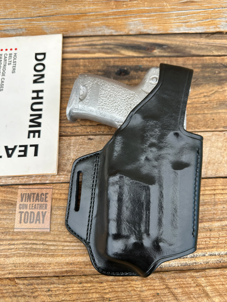 Don Hume H722 Black Leather Holster For Heckler USP Compact .45 w H&K Tac Light