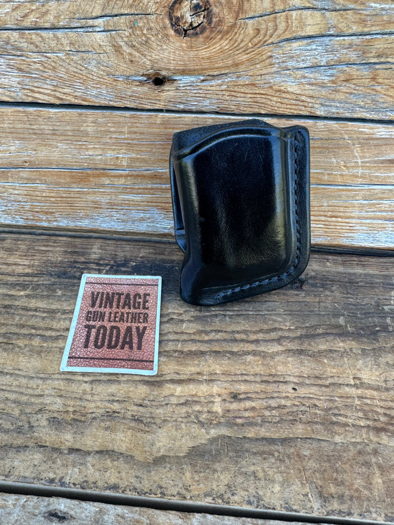 5 Shot Leather Black Single Magazine Carrier For Smith Wesson S&W M&P 45