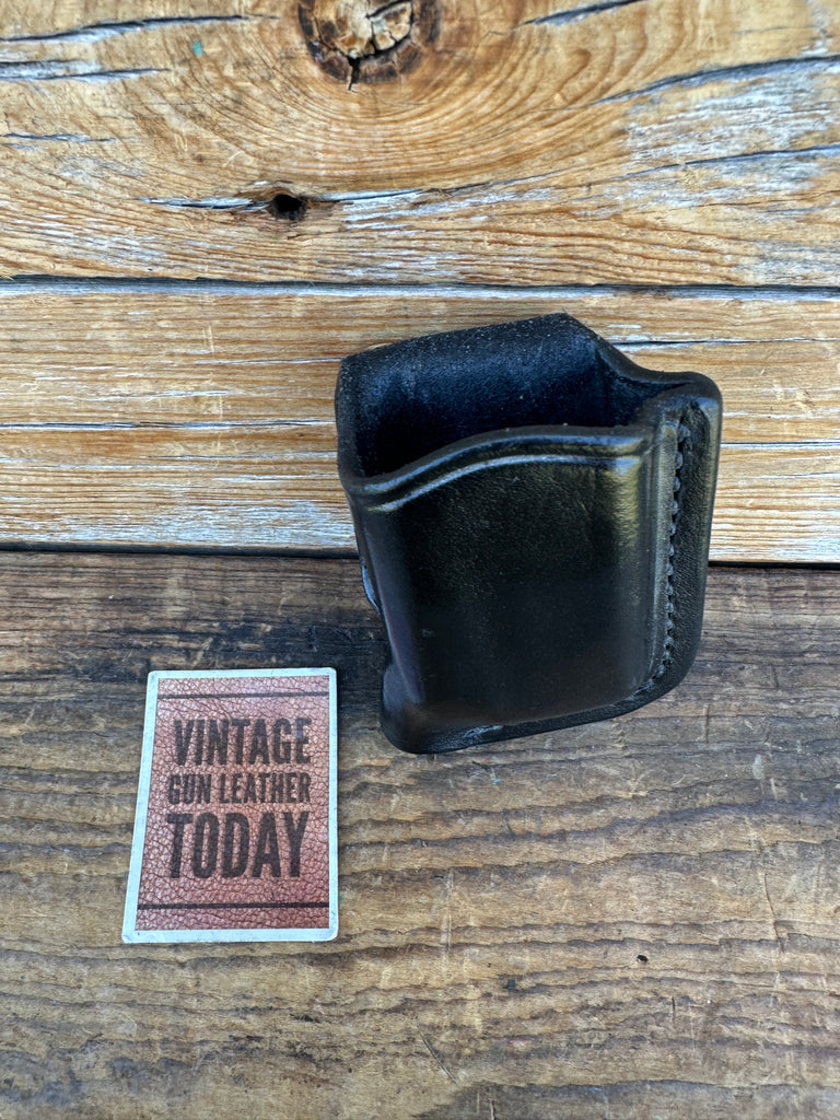 5 Shot Leather Black Single Magazine Carrier For Smith Wesson S&W M&P 45