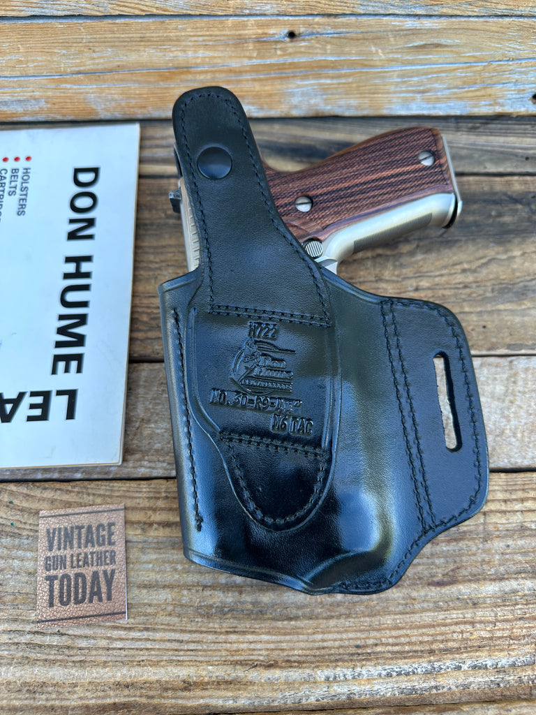 Don Hume H722 Black Leather Holster For Sig P226R P220R w/ Streamlight M6 Tac