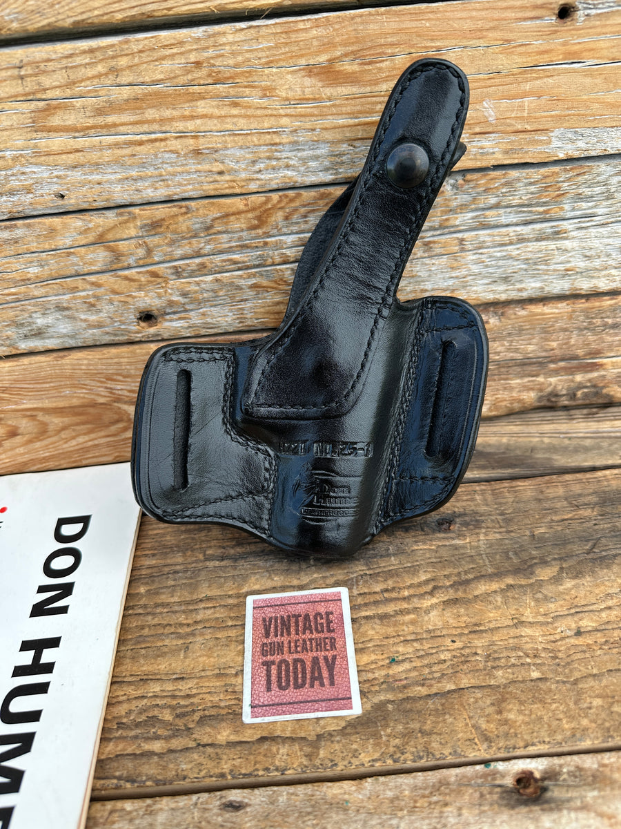 Vintage Don Hume Black Basket Leather H721 OWB Holster For HK H&K P7 P ...