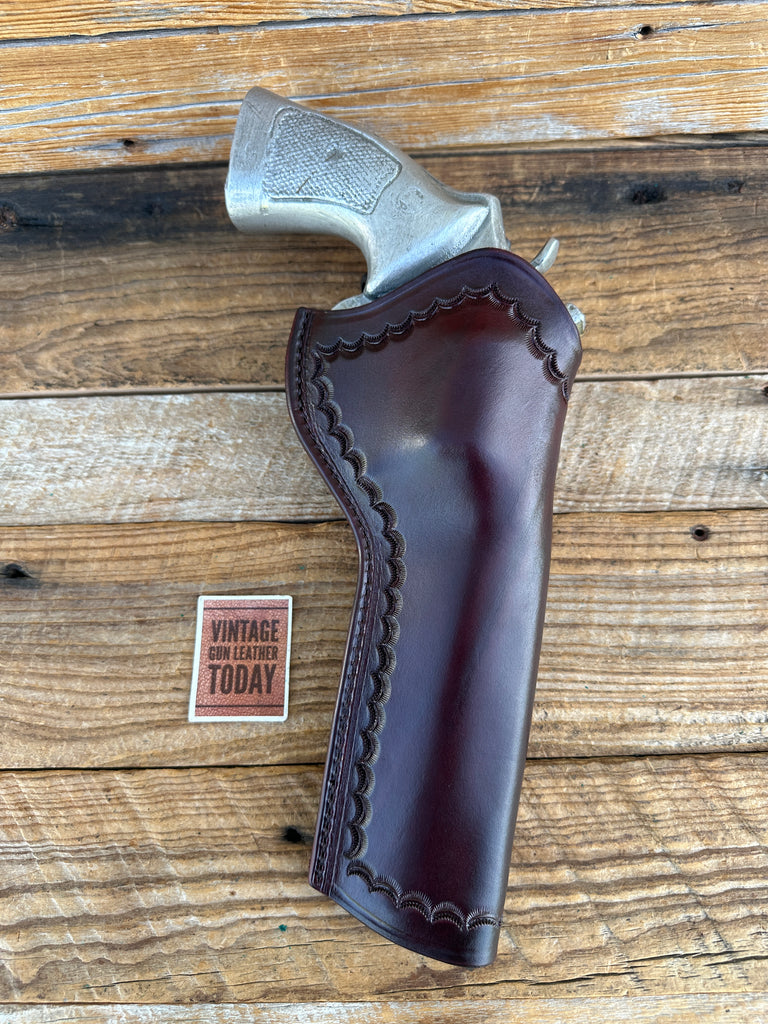 Simply Rugged Cattleman Oxblood Leather Holster For S&W N 6.5" Revolver Mod 29