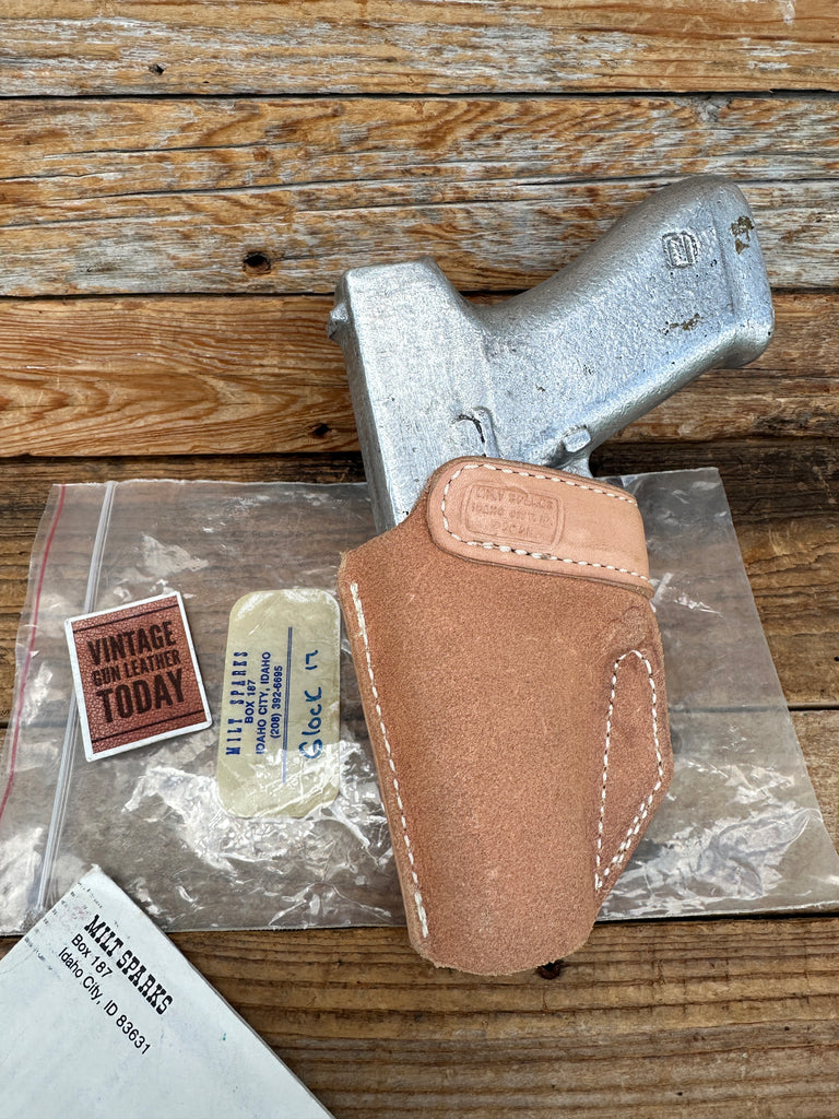 Vintage Early Idaho City Milt Sparks Summer Special Holster For GLOCK 17 NO Rail