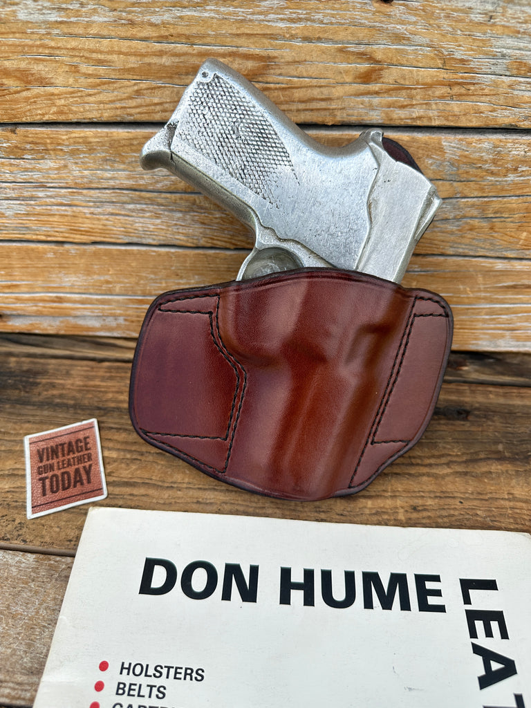 Vintage Don Hume BROWN Leather H721 OT Holster For S&W 3953 6904 6906 Round