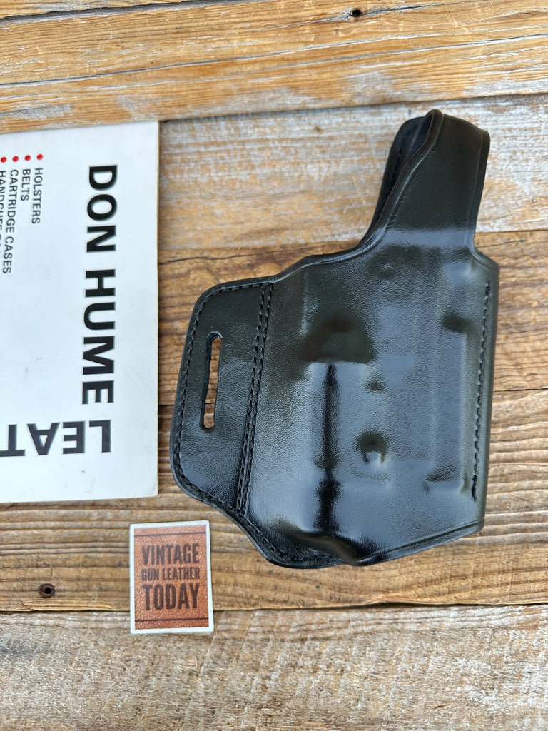 Don Hume H722 Black Leather Holster For Springfield XD 40-4 Streamlight M6 Tac