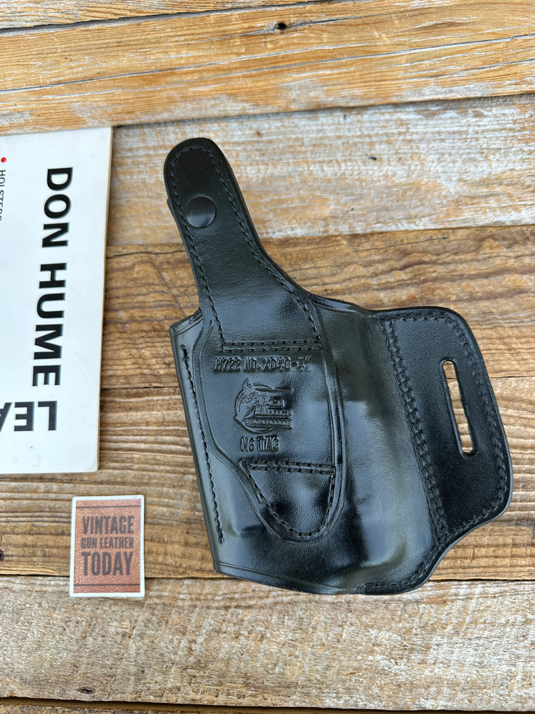 Don Hume H722 Black Leather Holster For Springfield XD 40-4 Streamlight M6 Tac