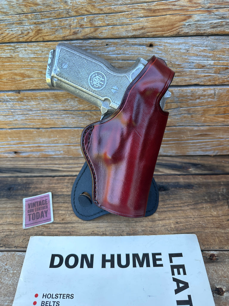 Don Hume H720 Paddle Holster Saddle Brown Leather for Beretta 8000 8040 Cougar