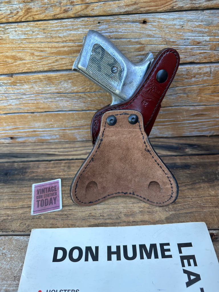 Vintage Don Hume H720 42 Paddle Holster Brown Leather for Sig P230 P232