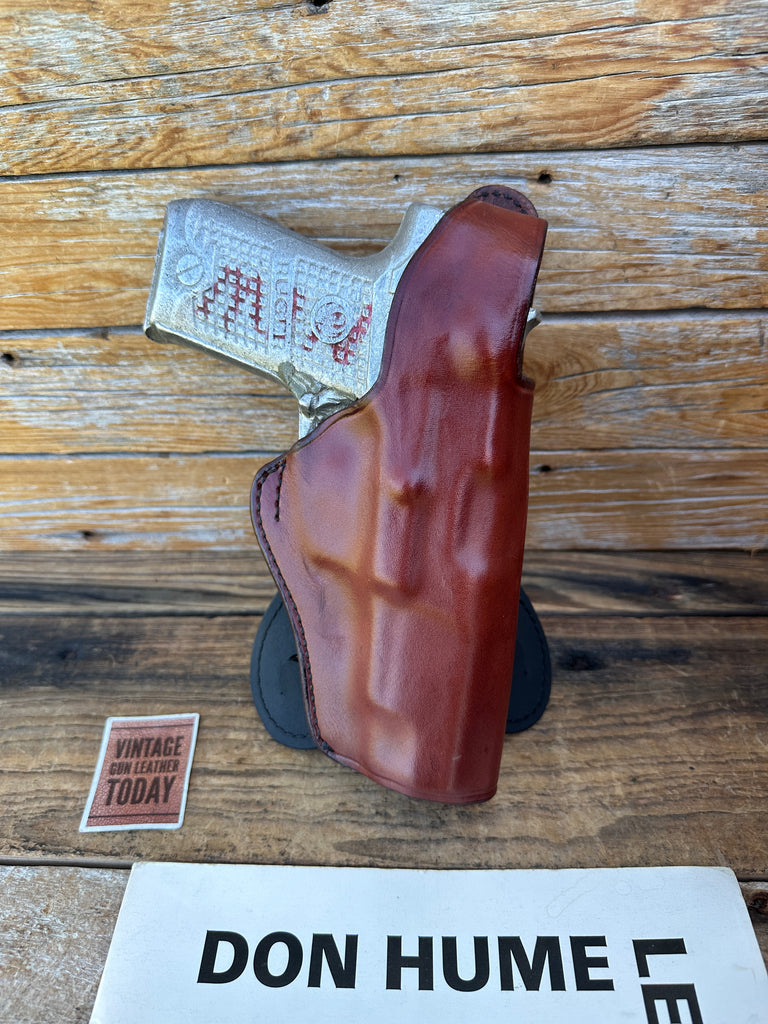 Vintage Don Hume H720 Paddle Holster Brown Leather for Ruger P85 P89 P89DC P94