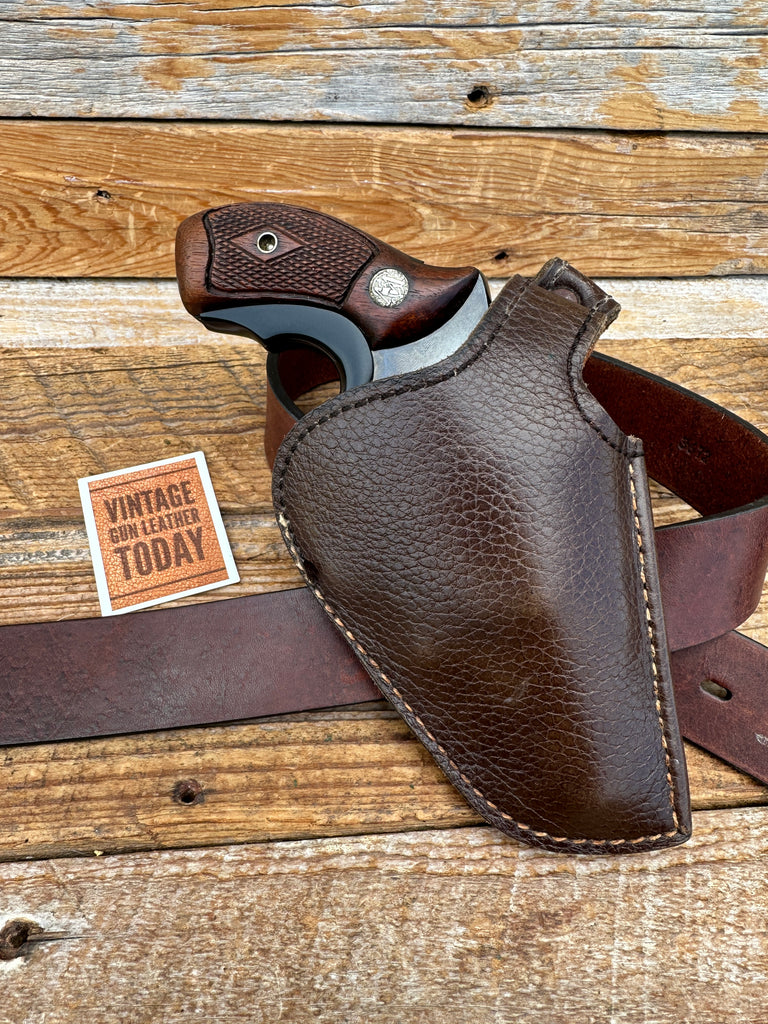 Avanti Brown Leather OWB Holster For S&W Chiefs Special 2" Mod 36 37 Right